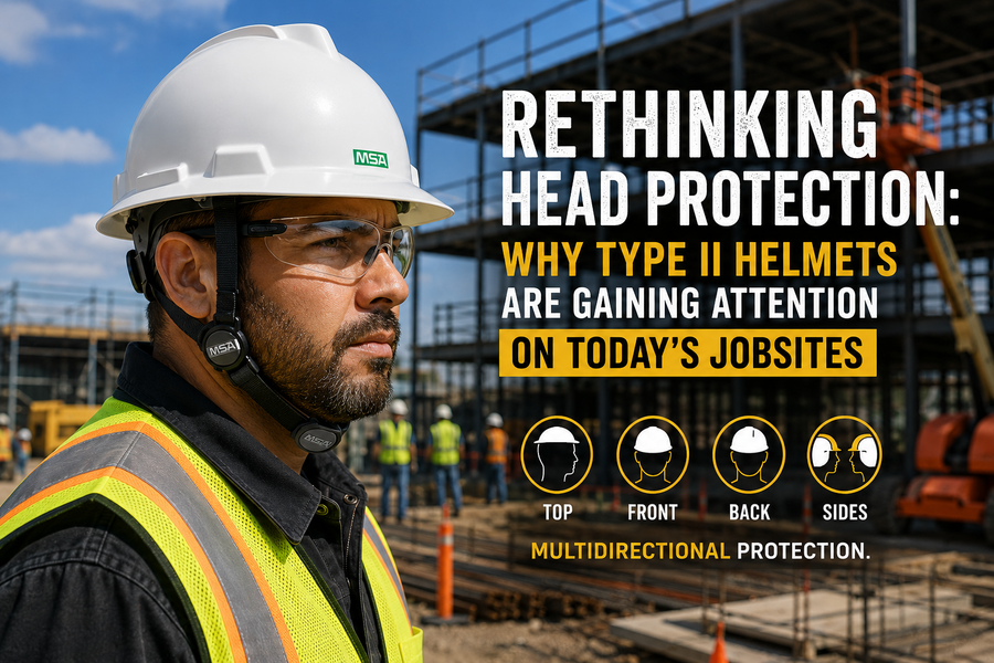 Rethinking Head Protection: Why Type II Helmets Are Gaining Attention on Today’s Jobsites